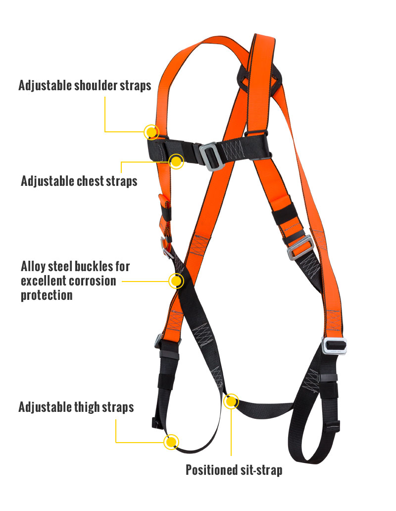 Full Body Safety Harness For Construction Area-336