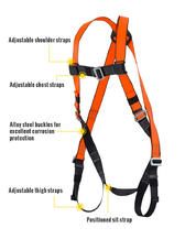 Full Body Safety Harness For Construction Area-336