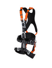 A full body harness has five points of adjustment