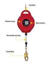 Retractable Fall Arresters are designed to protect the user from falling