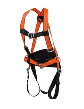 A full body harness with double lanyard is a great piece of fall protection equipment